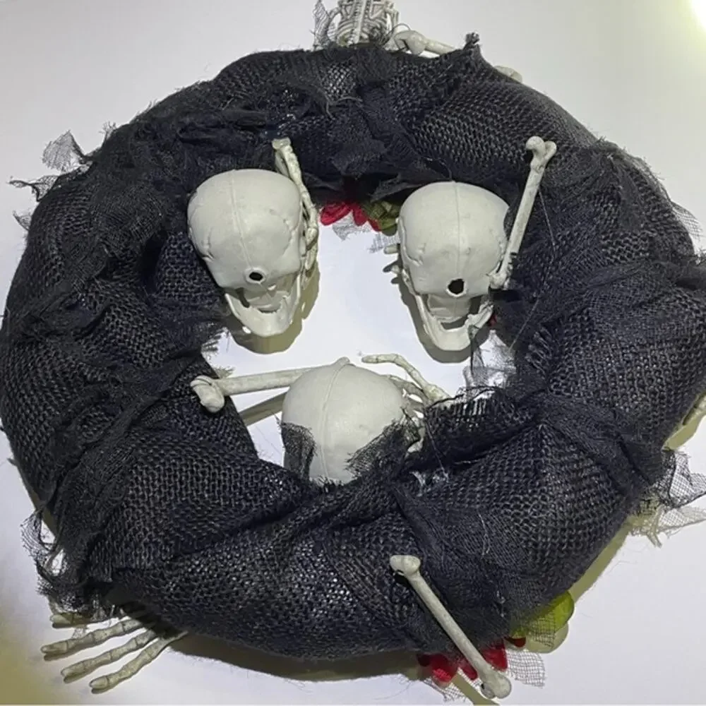 Handmade halloween wreath